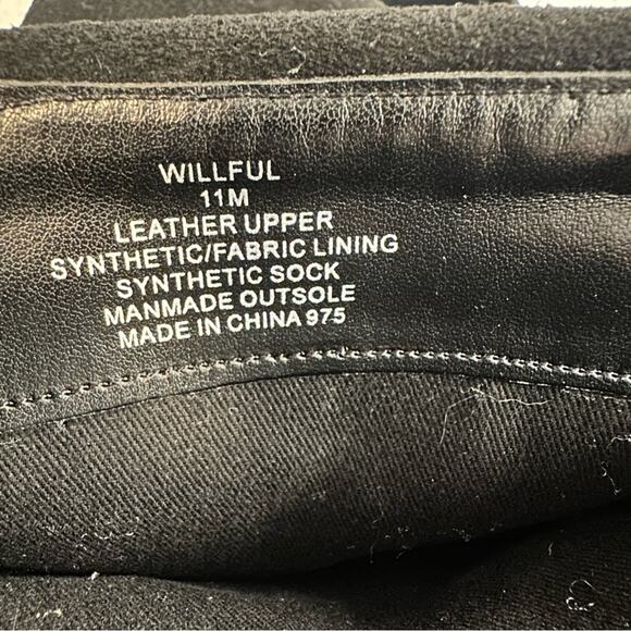 Steve Madden Willful Black Suede Wedge Knee-High Over the Knee Tall Boots 11M - Picture 4 of 13